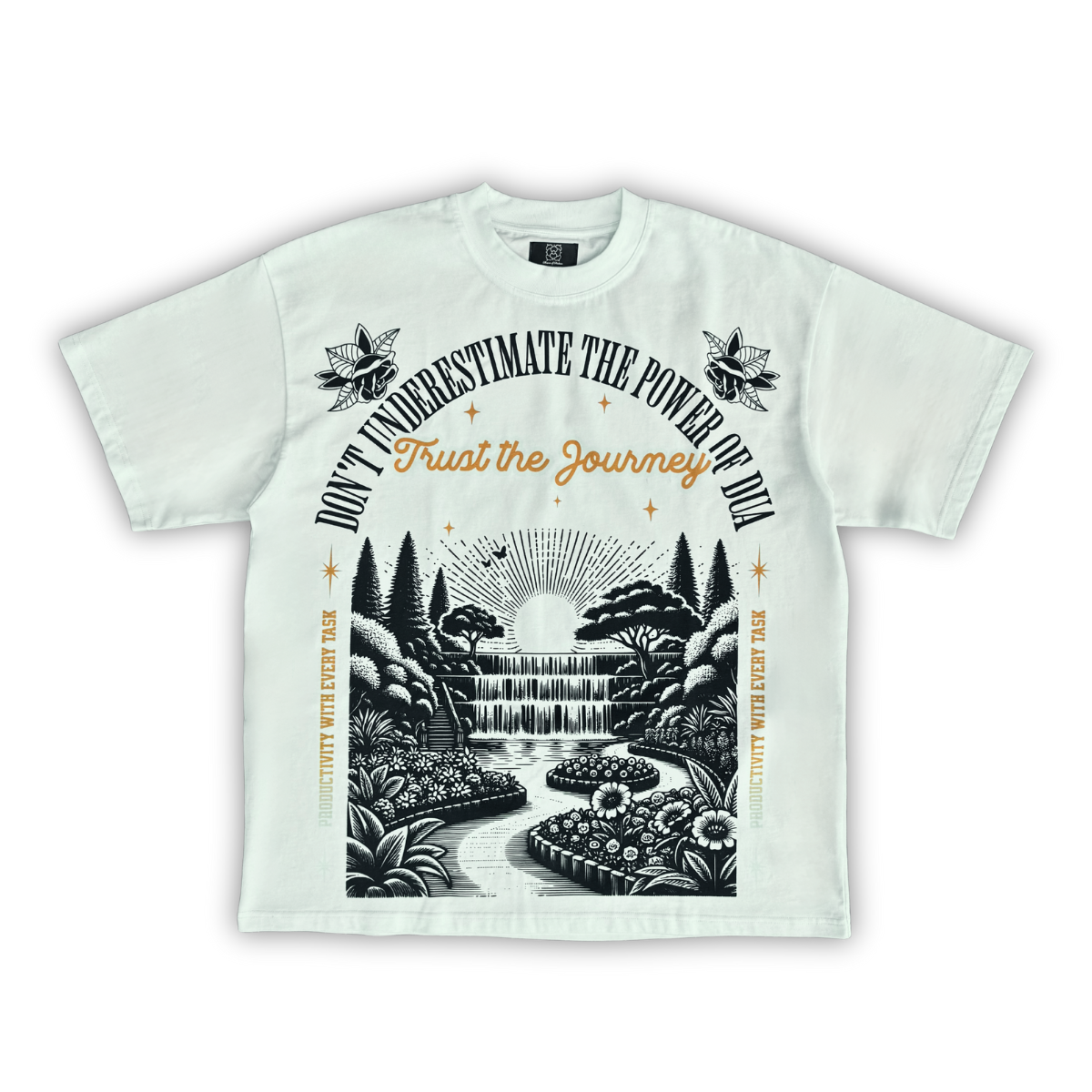 "Trust the Journey" White Tee