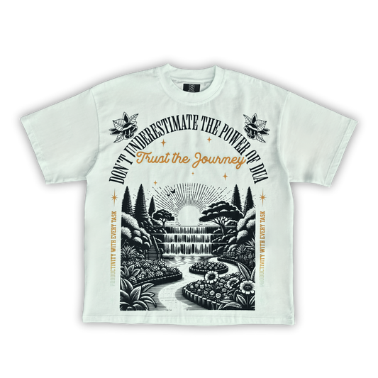 "Trust the Journey" White Tee