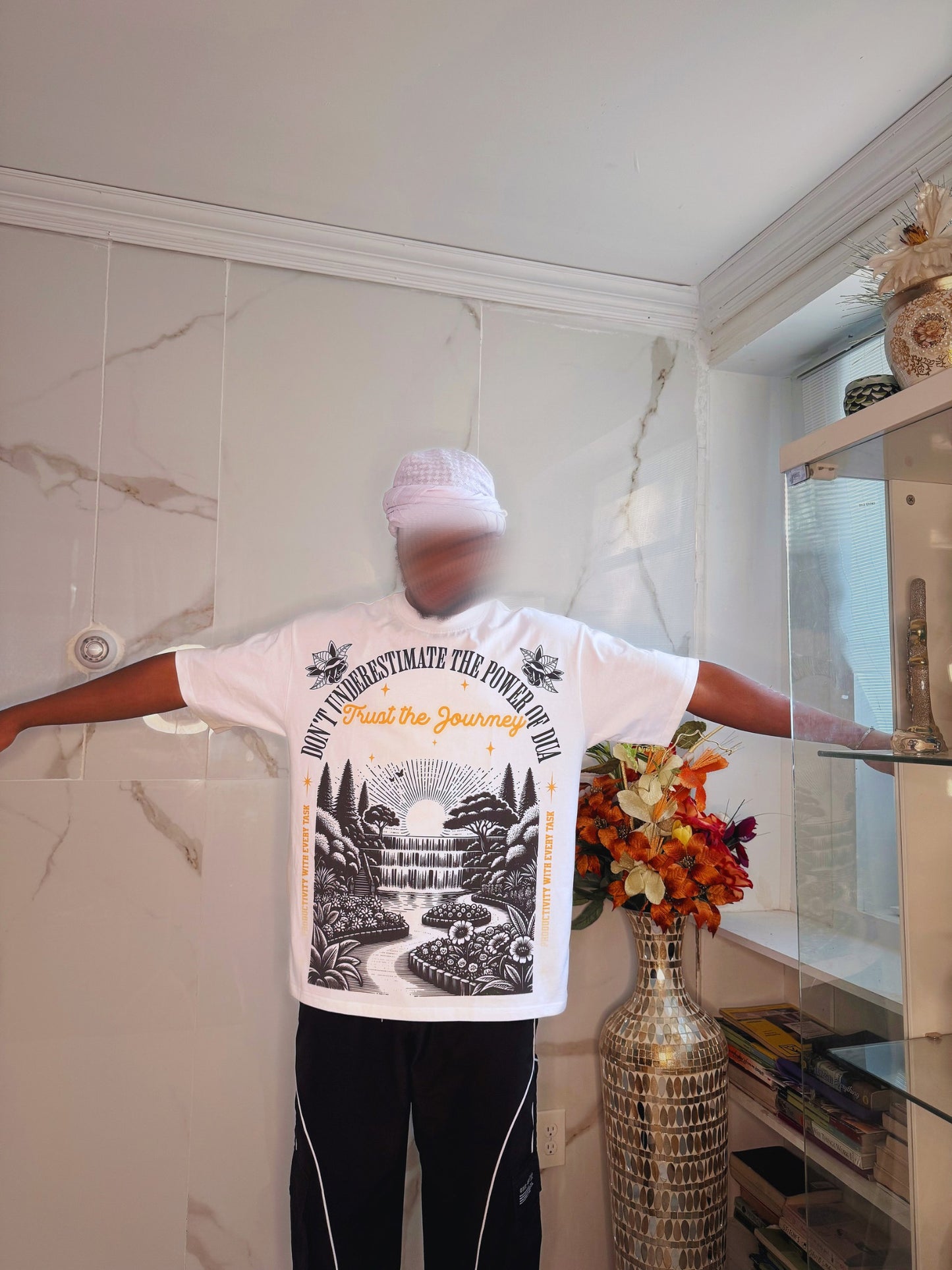 "Trust the Journey" White Tee