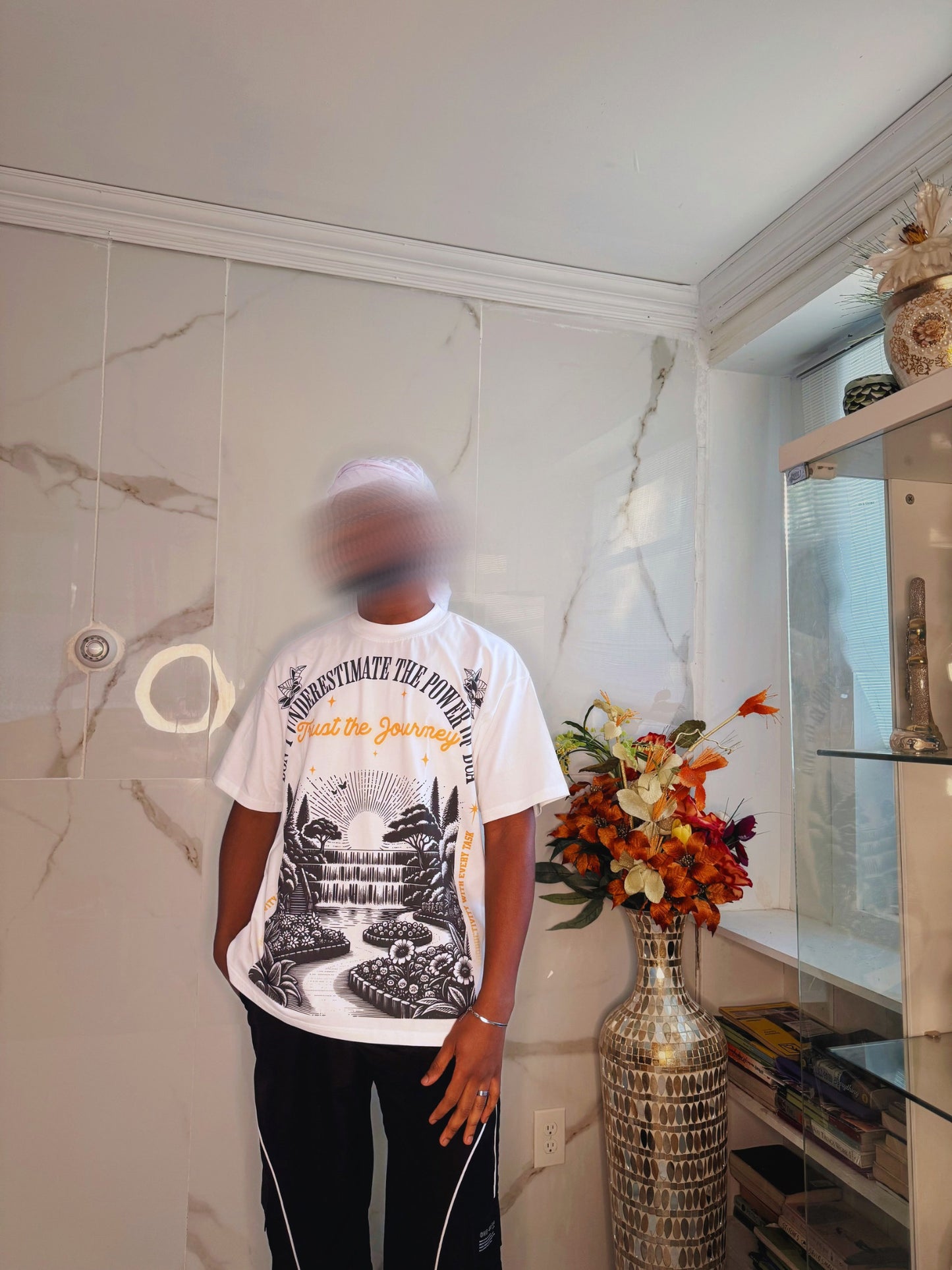 "Trust the Journey" White Tee